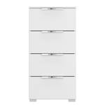 Buffet SKØP x4 Blanc alpin - Largeur : 40 cm - Chrome