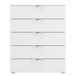 Buffet SKØP x5 Blanc alpin - Largeur : 80 cm - Chrome