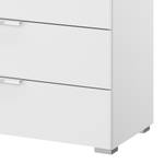 Buffet SKØP x5 Blanc alpin - Largeur : 80 cm - Chrome