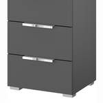 Buffet SKØP x4 Graphite - Largeur : 40 cm - Chrome