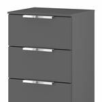 Buffet SKØP x5 Graphite - Largeur : 40 cm - Chrome