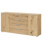 Dressoir SKØP x4+2 Eikenhoutlook Artisan - Aluminium