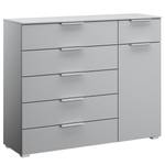 Sideboard SKØP x6+1 Seidengrau - Aluminium