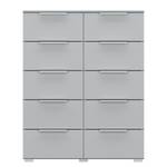 Buffet SKØP x10 Gris soie - Aluminium