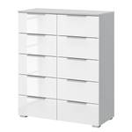 Buffet SKØP x10 Blanc brillant / Gris soie - Aluminium