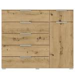 Dressoir SKØP x6+1 Eikenhoutlook Artisan - Aluminium