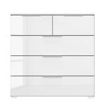 Buffet SKØP x3+2 Blanc brillant / Gris soie - Aluminium