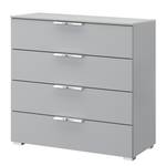 Buffet SKØP x4 Gris soie - Largeur : 80 cm - Chrome