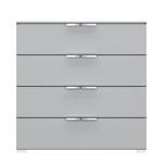 Buffet SKØP x4 Gris soie - Largeur : 80 cm - Chrome