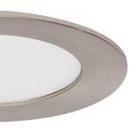 LED-Einbauleuchte Flat in I (3er-Set) Polycarbonat - 3-flammig - Grau - Durchmesser: 12 cm