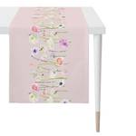 Chemin de table 6403 Polyester / Coton - Rose