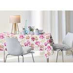 Tischdecke 6405 Polyester / Baumwolle - Pink - 150 x 250 cm