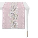 Chemin de table 6411 Polyester / Coton - Rose foncé