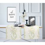 Chemin de table 6400 Coton - Beige / Vert