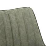 Chaises capitonnées Vinni (lot de 2) Vert olive clair	 - Lot de 4