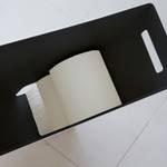 Toilettenpapierspender Tower Stahl - Schwarz