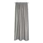Fertiggardine Soft Baumwolle / Polyester - Grau - 130 x 250 cm
