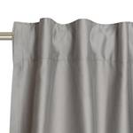 Rideau Soft Coton / Polyester - Gris - 130 x 300 cm