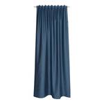 Gordijn Soft katoen/polyester - Blauw - 130 x 250 cm