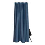 Gordijn Soft katoen/polyester - Blauw - 130 x 250 cm