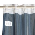 Gordijn Soft katoen/polyester - Blauw - 130 x 250 cm