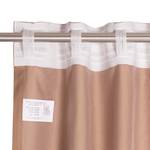 Rideau Soft Coton / Polyester - Marron clair - 130 x 250 cm