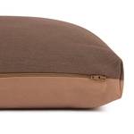 Housse de coussin Solo I Coton / Polyester - Marron