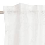 Rideau Grain Coton / Polyester - Blanc