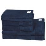 Set handdoeken Cuddly II (6-delig) katoen - Marineblauw