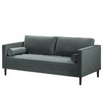 3-Sitzer Sofa LAONA Samt Vaia: Anthrazit