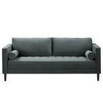 3-Sitzer Sofa LAONA Samt Vaia: Anthrazit