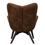 Fauteuil BRAZIL Microvezel Goda: Chocoladebruin - Zonder hocker