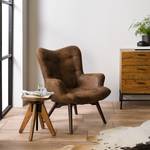 Fauteuil BRAZIL Microvezel Goda: Chocoladebruin - Zonder hocker