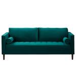 3-Sitzer Sofa LAONA Samt Vaia: Petrol