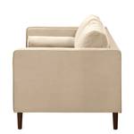 2-Sitzer Sofa LAONA Samt Vaia: Creme