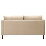 2-Sitzer Sofa LAONA Samt Vaia: Creme