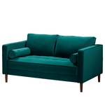 2-Sitzer Sofa LAONA Samt Vaia: Petrol