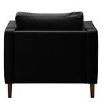 Fauteuil LAONA Velours Vaia: Noir