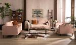 Fauteuil LAONA Velours Vaia: Rose