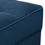 Banquette LAONA Velours Vaia: Bleu foncé