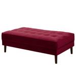 Banquette LAONA Velours Vaia: Rouge foncé