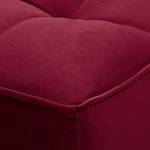 Banquette LAONA Velours Vaia: Rouge foncé