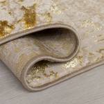Laagpolig vloerkleed Arissa polypropeen - goudkleurig - 160 x 230 cm