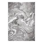 Kurzflorteppich Marbled Polypropylene - Silber - 200 x 290 cm