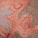 Kurzflorteppich Soft Floral Polyester - Terracotta - 160 x 230 cm