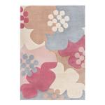 Tapis Retro Floral Polyester - Framboise - 160 x 230 cm