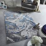 Tapis Marbled Polypropylène - Bleu marine - 80 x 150 cm