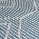 Laagpolig vloerkleed Robyn polyetheen - blauw - 120 x 170 cm