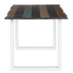 Eettafel Goa III massief mangohout - 160 x 85 cm - Wit