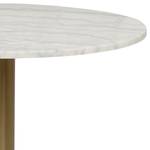 Tavolino da bar Richfield Bianco - Metallo - Pietra - 80 x 75 x 80 cm
